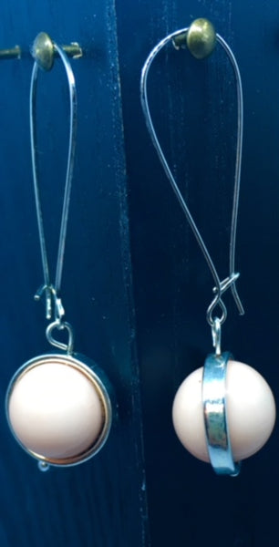 BOUCLES D'OREILLE "PINK COMETE"
